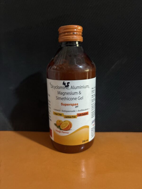 superpas gel 200ml syrup