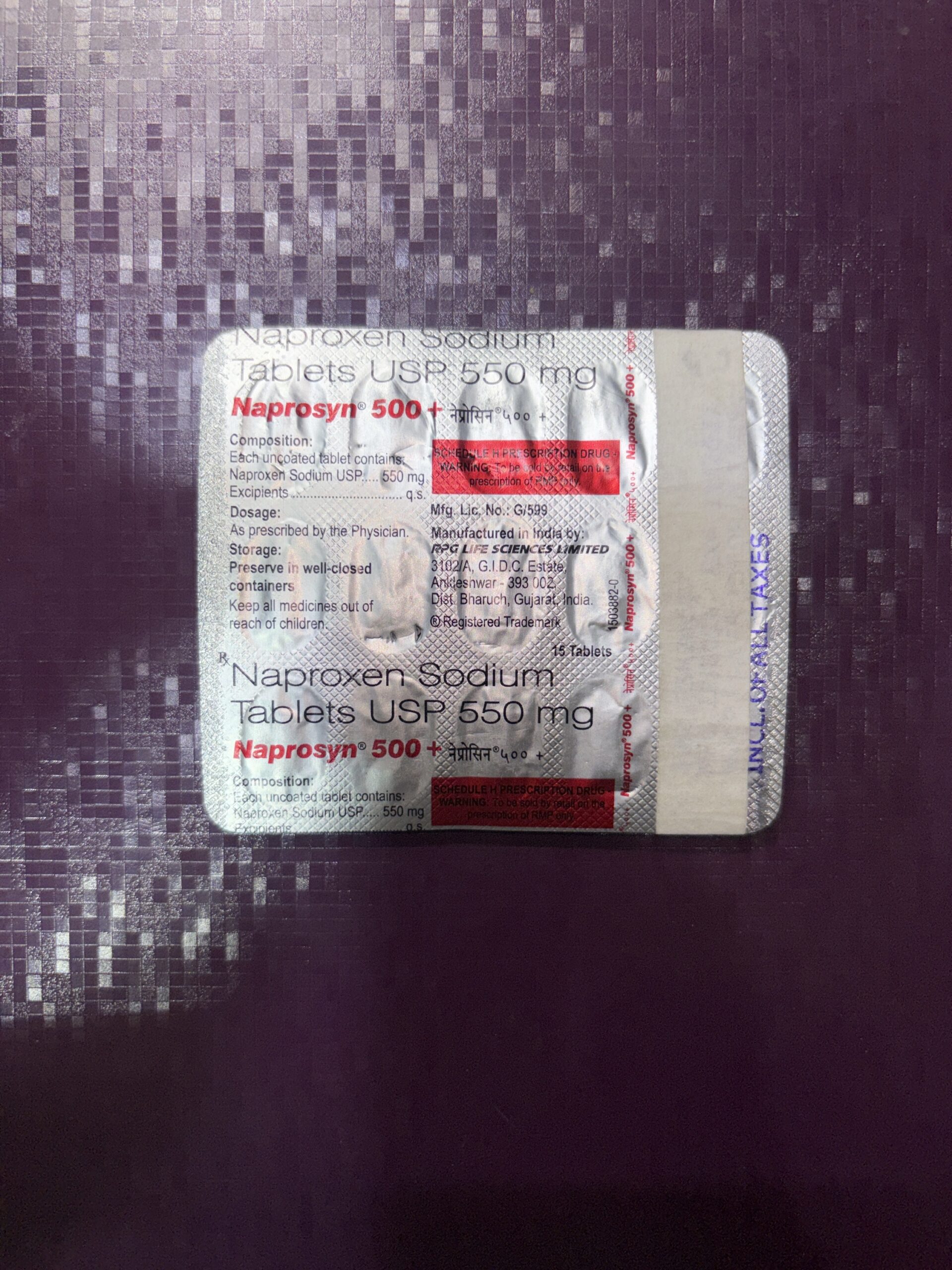 naprosyn 500